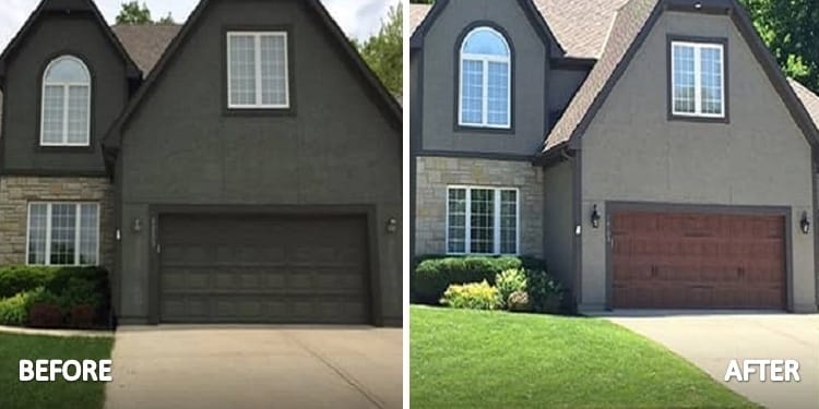 Exterior Home Painted Austin Painter Before & After