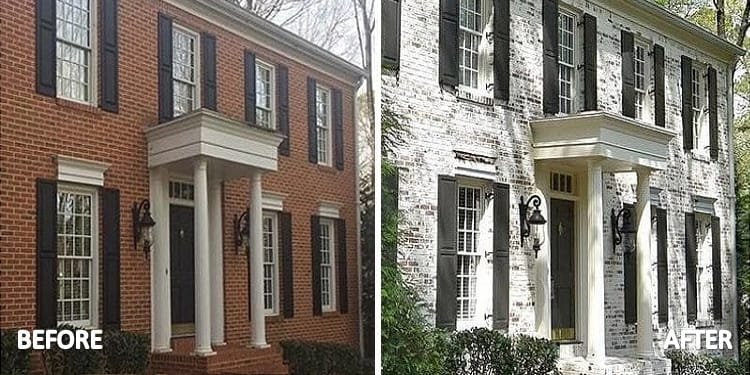Exterior Home Painted Austin Painter Before & After